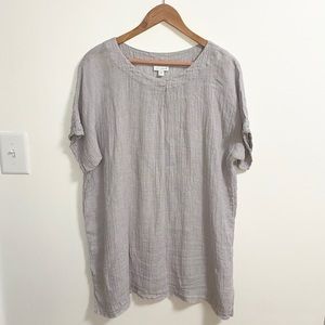 J. Jill Linen Pure Jill Tunic Dress Top